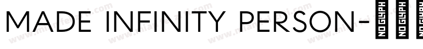 MADE INFINITY PERSON字体转换